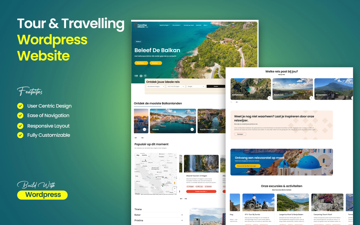 Balkan Travel Experience Website
